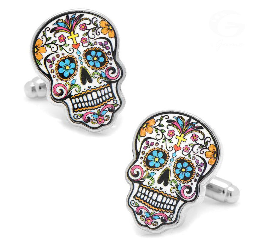 Xkull cufflinks - Golden Age Bartending