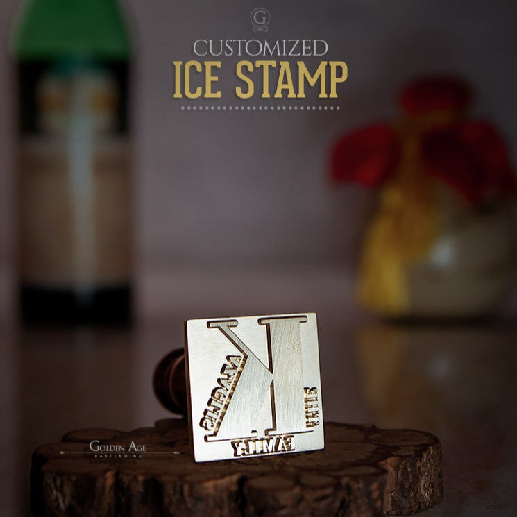 Ice Stamp Pineapple Wooden Seal Stamp Ice Branding Stamp Ice Stamp Cocktail  Ice Block Stamp for Cocktail and Whisky Ice Cubes Making DIY Crafting 