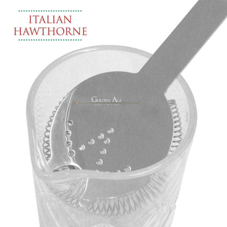 Italian Hawthorne Strainers - Golden Age Bartending