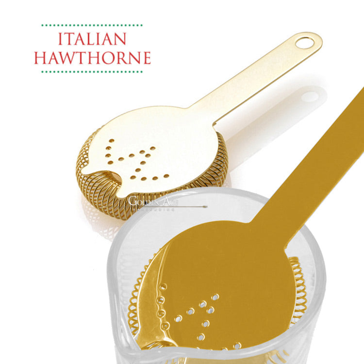 Italian Hawthorne Strainers - Golden Age Bartending