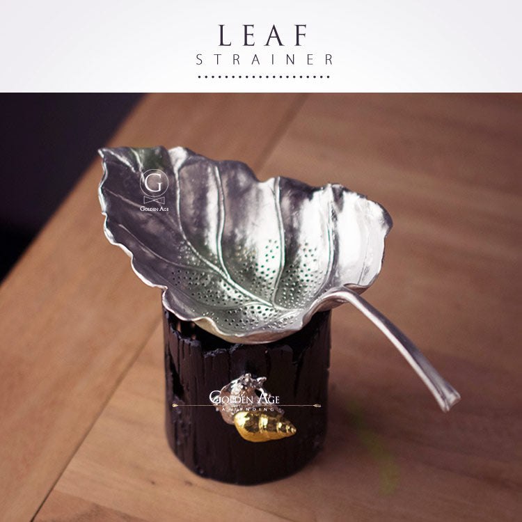 Leaf Strainer Silver - Golden Age Bartending