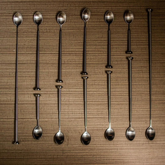 10 x Bar Spoons TELESCOPIC - Golden Age Bartending