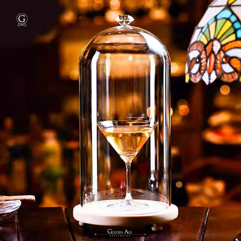 Glass Dome for Smoking - Golden Age Bartending