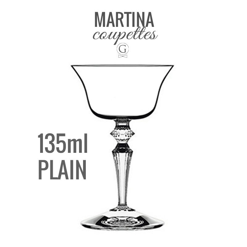 Martina Coupe Glasses - Golden Age Bartending