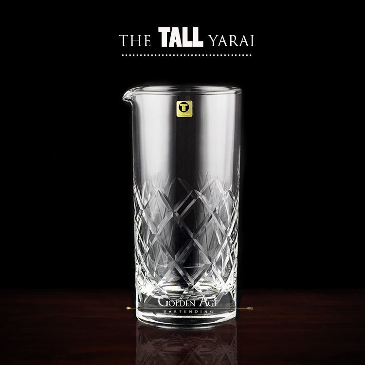 Mixing Glass &quot;Tall Yarai&quot; - Premium - Golden Age Bartending