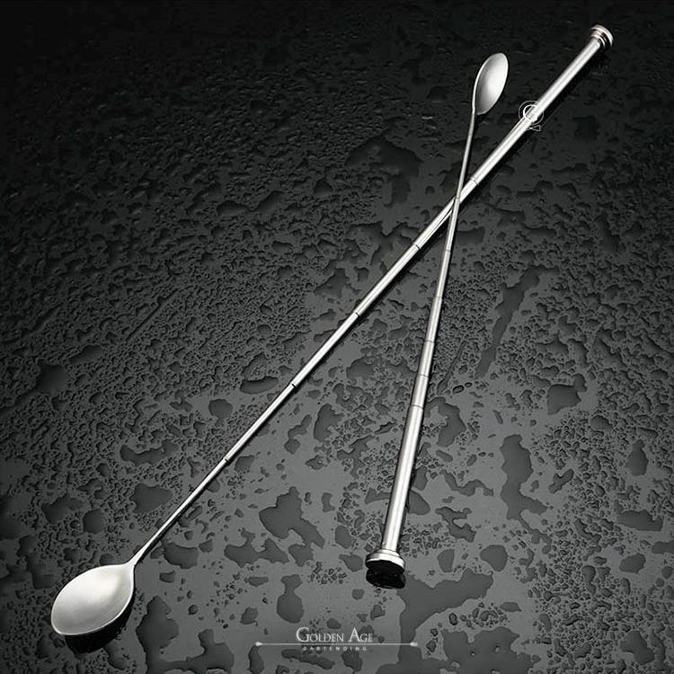 10 x Bar Spoons TELESCOPIC - Golden Age Bartending